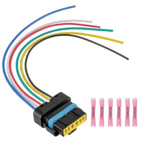 Rear Tail Light Lamp Connector 6 Pin Plug Connector kit Compatible with Versa N17 2012-2019 Wire Pigtail