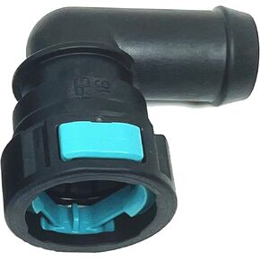 Coolant Hose Connector Adapter,Radiator Pipe Line Fitting for Land Rover Defender,Range Rover,Velar,Evoque,for Jaguar F-PACE,XF,E-PACE,F-TYPE,Engine Heater Hose Assembly Junction 90° Elbow 18mm