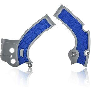Acerbis X -Grip Frame Guard - Silver/Blue (2689411404)