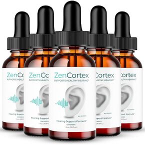 IDEAL PERFORMANCE Zencortex Tinnitus Relief for Ringing Ears Drops, Zencortex Ring Clear Tinnitus Drops, Tinnitus Treatment Supplement, Ear Ringing Relief Tinnitus, Zen Cortex Reviews (5 Pack)