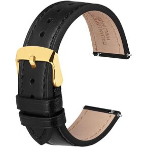 Anbeer أحزمة ساعة جلدية سريعة الإصدار، أحزمة ساعة أصلية للرجال والنساء، 18 مم 20 مم 22 مم حزام ساعة من الجلد الإيطالي، إبزيم من الفولاذ المقاوم للصدأ in Kuwait