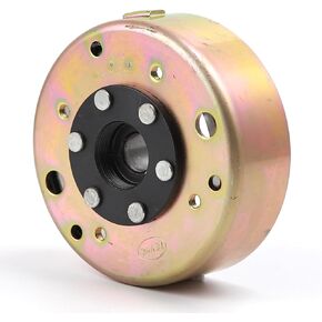 Minho 8 Coil Flywheel Magnet Rotor Compatible with Chinese GY6 150cc 152QMI 157QMJ Engine Scooter Moped Jonway Tank