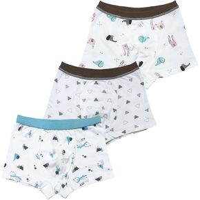 Boys' 2-9 Years Skincare Comfort Cotton Modal Toddler Little Boy Underwear Boxer Briefs Underpants Value Multi 3-Pack