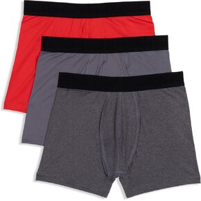 Calvin Klein Boys' Performance Boxer Brief Underwear 3-Pack