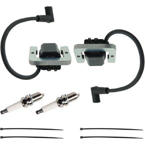 2 Pack 24-584-36-S Ignition Coil Mouled لـ Kohler CH22 CV22 CH25 CV25 CH23 CH730 CH740 Command Pro Twin Engine ، يحل محل KH-24 584 11-S ، 24 584 15-S ، 24 584 03 ، 24 757 23