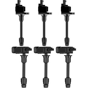 ECCPP Portable Spare Car Ignition Coils Compatible for Infiniti I30/ for Nissan Maxima 3.0L V6 2000-2001 Replacement for UF363 C1267 for Travel, Transportation and Repair (Pack of 6)