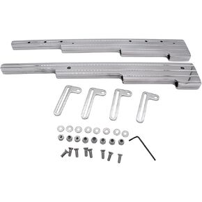 Black Polished Spark Plug Wire Looms Holder Kit For SBC BBC SBF 302 350 454 V8 Engine