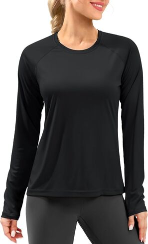 Women's UPF 50+ Sun Shirts Long Sleeve UV Protection Rash Guard Lightweight Quick Dry Workout Hiking Tops for Women in Saudi Arabia
