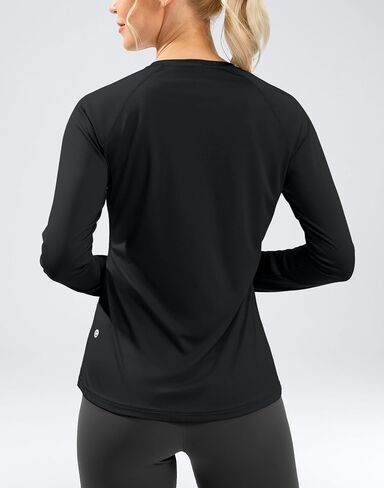 Women's UPF 50+ Sun Shirts Long Sleeve UV Protection Rash Guard Lightweight Quick Dry Workout Hiking Tops for Women in Saudi Arabia