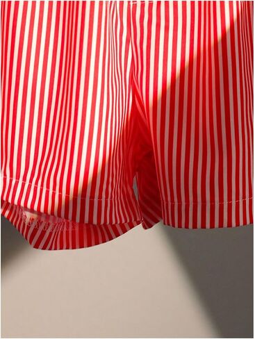 Floerns Girl's 3 Pieces Casual Striped Print Elastic Waist Comfy Summer Shorts in Saudi Arabia