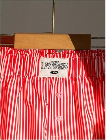 Floerns Girl's 3 Pieces Casual Striped Print Elastic Waist Comfy Summer Shorts in Saudi Arabia