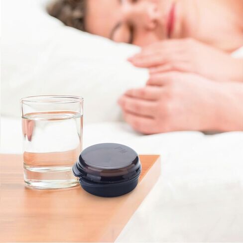 Small Pill Case for Purse & Pocket, Double-Layer Pill Box, Portable Medicine Organizer Travel Pillbox, Cute Pill Container Holder,Multifunctional Mini Storage Box (Black) in Kuwait