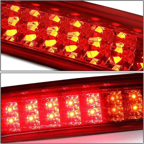 DNA MOTORING 3BL-DRAM09-LED-BK Black Housing LED High Mount 3rd Third Brake Light [Compatible with 09-17 Dodge Ram 1500 2500 3500] in Saudi Arabia