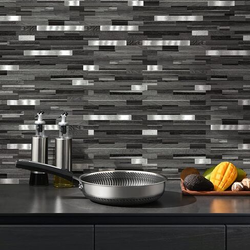 16 Pieces Peel and Stick PVC Mosaic Backsplash,for Kitchen Backsplash,Etc in Saudi Arabia