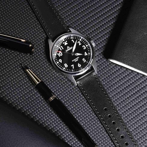 Anbeer أحزمة ساعة جلدية سريعة الإصدار، أحزمة ساعة أصلية للرجال والنساء، 18 مم 20 مم 22 مم حزام ساعة من الجلد الإيطالي، إبزيم من الفولاذ المقاوم للصدأ in Kuwait