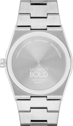 Movado Bold Quest Men's Sport Watch - Swiss Quartz Movement, Stainless Steel Link Bracelet - 5 ATM Water Resistance - Luxury Fashion Timepiece for Him - 40mm in Kuwait