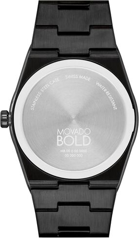 Movado Bold Quest Men's Sport Watch - Swiss Quartz Movement, Stainless Steel Link Bracelet - 5 ATM Water Resistance - Luxury Fashion Timepiece for Him - 40mm in Saudi Arabia
