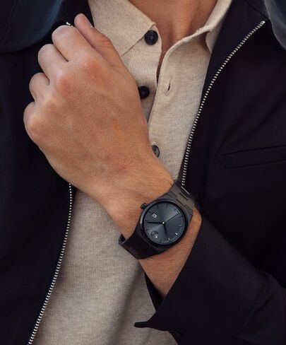 Movado Bold Quest Men's Sport Watch - Swiss Quartz Movement, Stainless Steel Link Bracelet - 5 ATM Water Resistance - Luxury Fashion Timepiece for Him - 40mm in Saudi Arabia