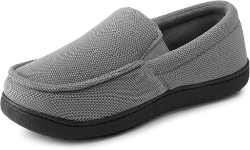festooning Men's Slippers Soft Comfy Memory Foam Slip On Non-Slip Rubber Hardsole Slipper Indoor Outdoor Warm House Shoes in Saudi Arabia