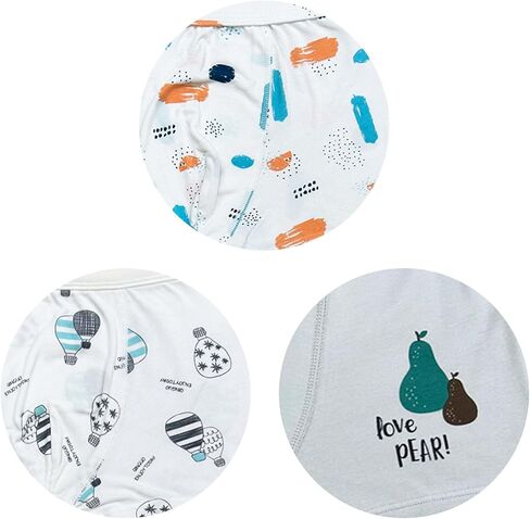 Boys' 2-9 Years Skincare Comfort Cotton Modal Toddler Little Boy Underwear Boxer Briefs Underpants Value Multi 3-Pack in Kuwait