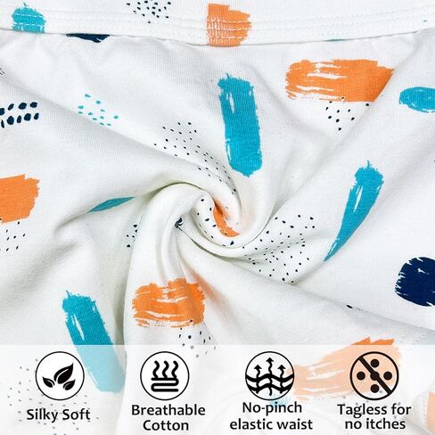 Boys' 2-9 Years Skincare Comfort Cotton Modal Toddler Little Boy Underwear Boxer Briefs Underpants Value Multi 3-Pack in Kuwait