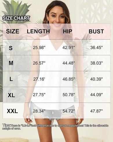 Women V Neck Tank Tops Summer Sleeveless Tunic Casual Basic Shirts True Classic Tees Cute Trendy Clothes in Kuwait