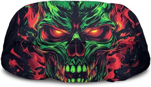 Fire Skeleton Winch Protection Cover Winch Cover Waterproof, Heavy Duty Waterproof Dust-Proof Winch Protection Cover Indoor/Outdoor - (23" x 11" x 11") in Kuwait