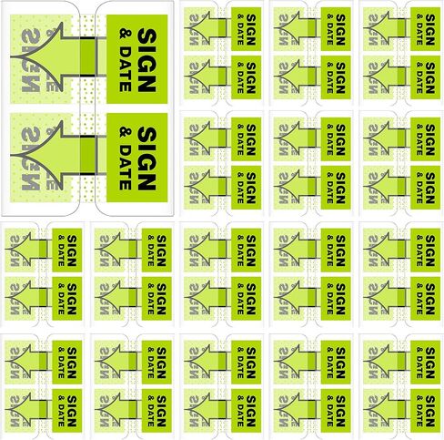 800-Piece Sign Here Tabs - 1 Inch Sticky Flags for Document Notarization, Office Notebook and Book Annotation - Initial Here Stickers(Blue,Initial Here) in Saudi Arabia