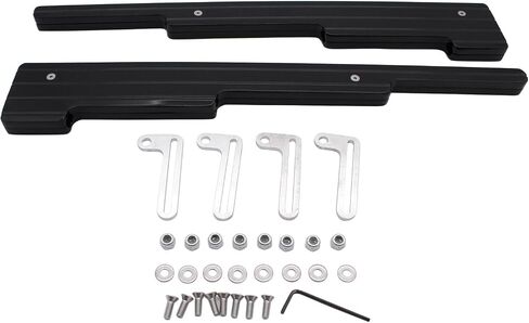 Black Polished Spark Plug Wire Looms Holder Kit For SBC BBC SBF 302 350 454 V8 Engine in Saudi Arabia