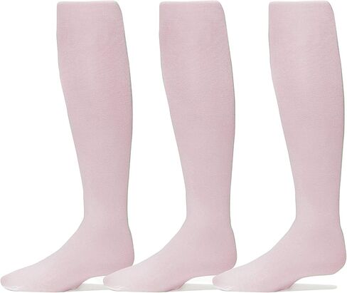 Trimfit Girls Microfiber Tights, Stretchy Footed Kids Dance Leggings, 3 Pack in Saudi Arabia