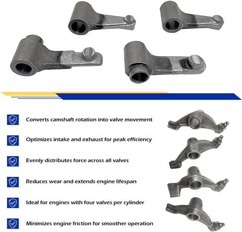 8pcs 400ex Rocker ARM متوافق مع Honda Sportrax 400 TRX400EX TRX400X 1999-2014 XR400R 1996-2004 OEM# 14431-KCY-670 14421-KCY-671 14411-KCY-670 in Saudi Arabia