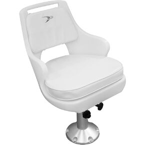 Wise 8WD015-7-710 Standard Pilot Chair with Adjustable Height Pedestal and Seat Mount