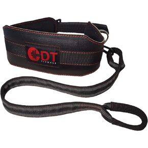 Leather Dip Belt | Adjustable Buckle | Double Stitched Nylon Strap | Padded Interior | Ergonomic Design | Weighted Pull-up Chin up Squat Donkey Calf Raises