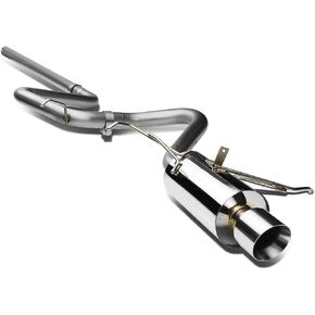 DNA MOTORING CBE-CPTC99 Stainless Steel Cat Back Exhaust System [Compatible with 01-06 Chrysler PT Cruiser 2.4L]