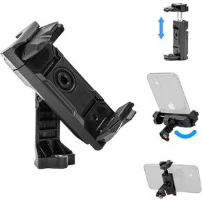 Fotopro حامل ثلاثي للهاتف 1/4 بوصة برغي أسود عالمي للهاتف الخلوي محول تثبيت لعصا Monopod Selfie Stick سطح المكتب حامل ثلاثي القوائم للفيديو صورة فوتوغرافية in Kuwait