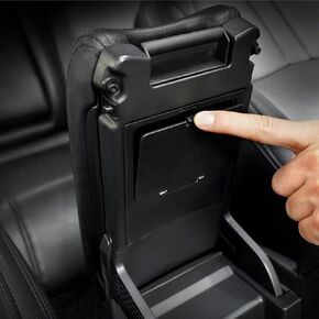 CarQiWireless Center Console Hidden storage box for Honda Civic 2016-2021, Center Console Organizer for Honda Civic Hatchback Si Coupe Type R Accessories 2021 2020 2019 2018 2017 2016