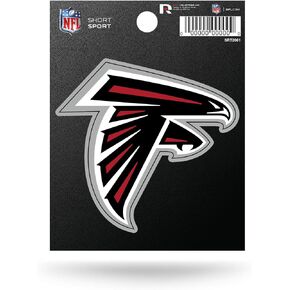 Rico Industries NFL Football Atlanta Falcons Short Sport Decal 3.75' x 4.75' Die Cut Team Logo Short Sport Decal