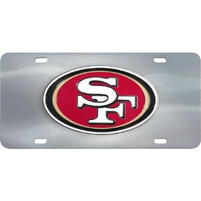 FANMATS 24533 Philadelphia Eagles Stainless Steel Front License Plate with Large 3D Molded Team Metal Emblem 6"x12"