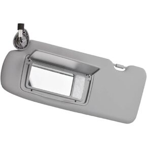 Left Driver Side Sun Visor Replacement for Honda CRV CR-V 2017 2018 2019 2020 2021 2022, with Makeup Mirror Replace 83280-TLA-A62 83280-TLY-H11ZB (Gray)