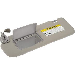 Dorman 74204 Driver Side Sun Visor Compatible with Select Hyundai Models, Gray