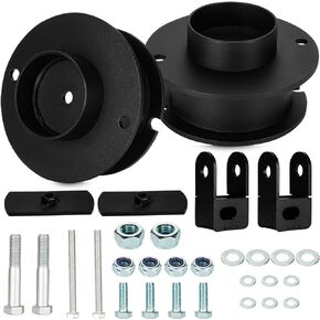 2.5 inch Front Leveling Lift Kit for 2013-2020 ram 2500 3500 4WD, 2.5" Raise Heavy Duty Spring Strut Spacers With Shock Relocation Brackets