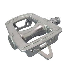 MKS GR-9 Platform Pedals Silver, 9/16 Inch