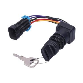 Ignition Switch, 4 Position Ignition Switch Key Kit 893353A03 Replacement Parts for Mercruiser DTS Ignition Key Switch Kit for Ignition Switch 893353A03 Ignition Switc Ignition Switch 893353A03