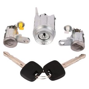 Ignition Switch & Door Lock Cylinder Compatible with Toyota Tacoma 1999 2000 2001 2002 2003 2004, Replace 69005-35840, 6905135070, 69051-35070, 69051-04020, Same Key Matched