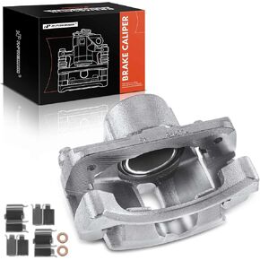A-Premium Disc Brake Caliper Assembly with Bracket Compatible with Select Honda and Acura Models - Odyssey 1999-2004, MDX 2001-2002, V6 3.5L - Front Left Driver Side