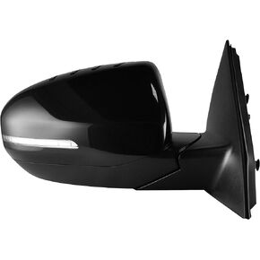 Dependable Direct Right Passenger Side Unpainted Heated Power Operated With Signal Side View Mirror Compatible With 2014-2015 Kia Optima - Manual Folding - Parts Link #: KI1321175