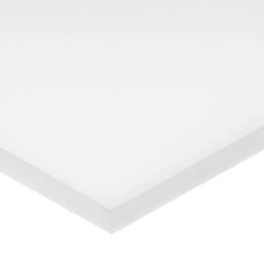 USA Sealing BULK-PS-PTFE-5 PTFE Plastic Sheet, 1/8" Height, 6" Width, 6" Length