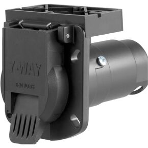 CURT 58417 Vehicle-Side 7-Pin RV Blade Trailer Wiring Harness Connector