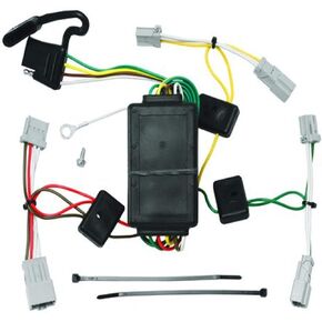 Tow Ready Tekonsha T-One® T-Connector Harness, 4-Way Flat, Compatible with Select Acura TSX : Honda Accord, Civic, Fit : Mazda 3 : Mitsubishi Galant, Black
