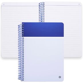 Erin Condren Sunset Monochrome Compact Classic A5 Spiral Notebook | الخطوط التي تحكمها الكلية وقائمة المراجعة لإعداد القائمة | 120 صفحة، 80 رطلًا من الورق الفاخر